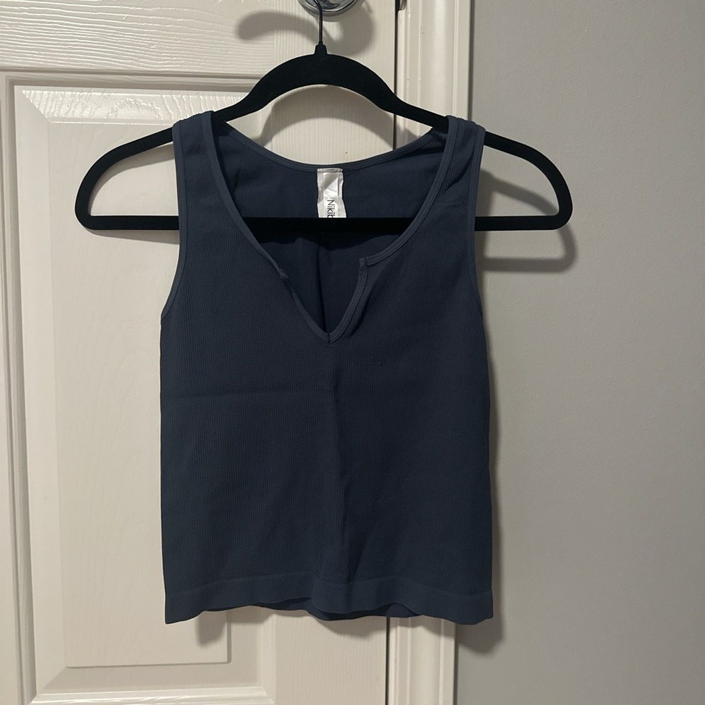 Women's Navy Blue Tank Top